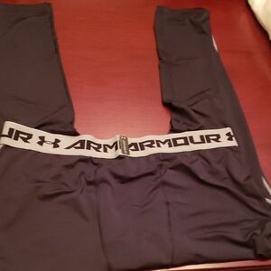 Under Armour Black Joggers with Gray Logo Band